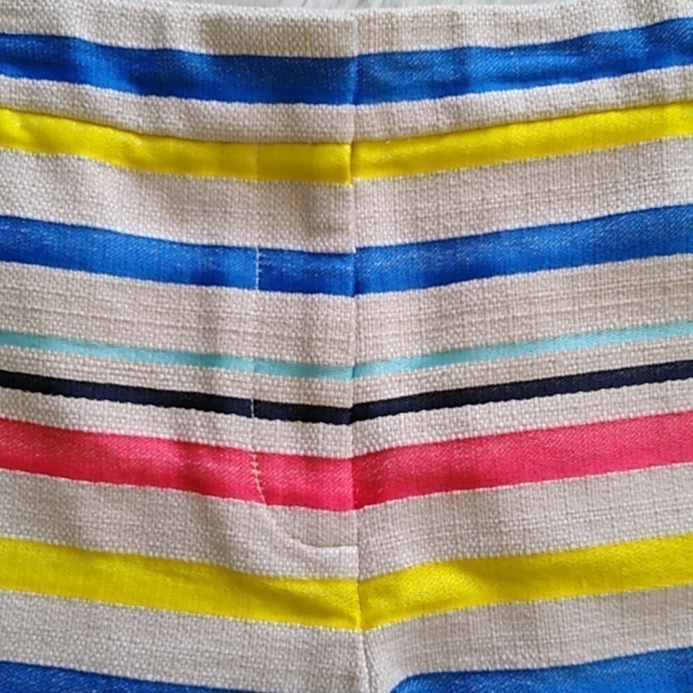 J.Crew Colorful Jacquard Striped Shorts Size - 2 - Picture 6 of 14
